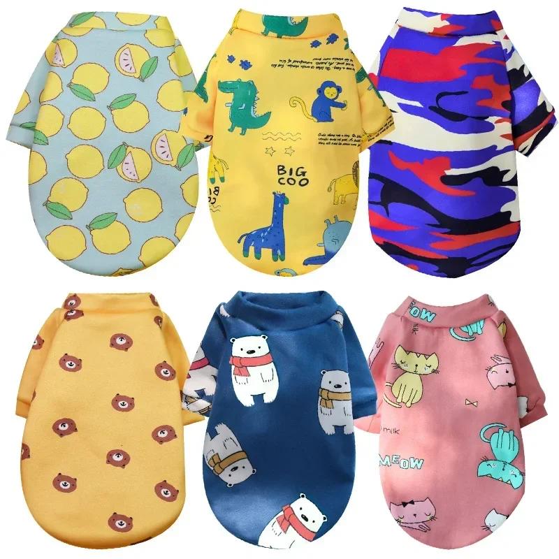Cappotto Felpa Invernale Caldo per Cani Piccoli Bulldog Chihuahua Shih Tzu Felpa Cucciolo Gatto Maglione Cani