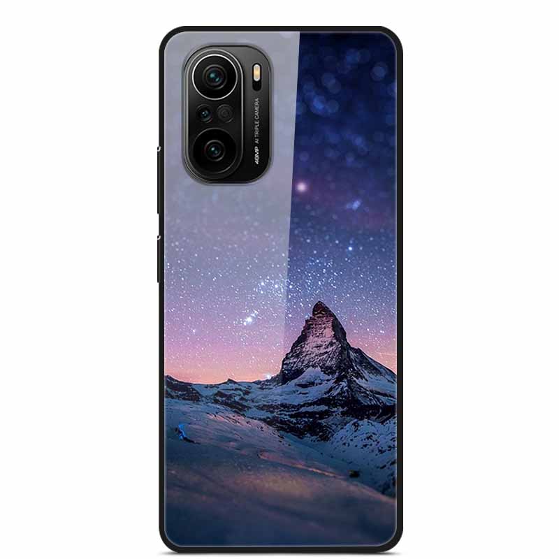 For Xiaomi Poco F3 Case Tempered Glass Hard PC Phone Back Cover For Xiaomi POCO F3 5G Cases Shells PocoF3 F 3 2021 6.67'' Coque