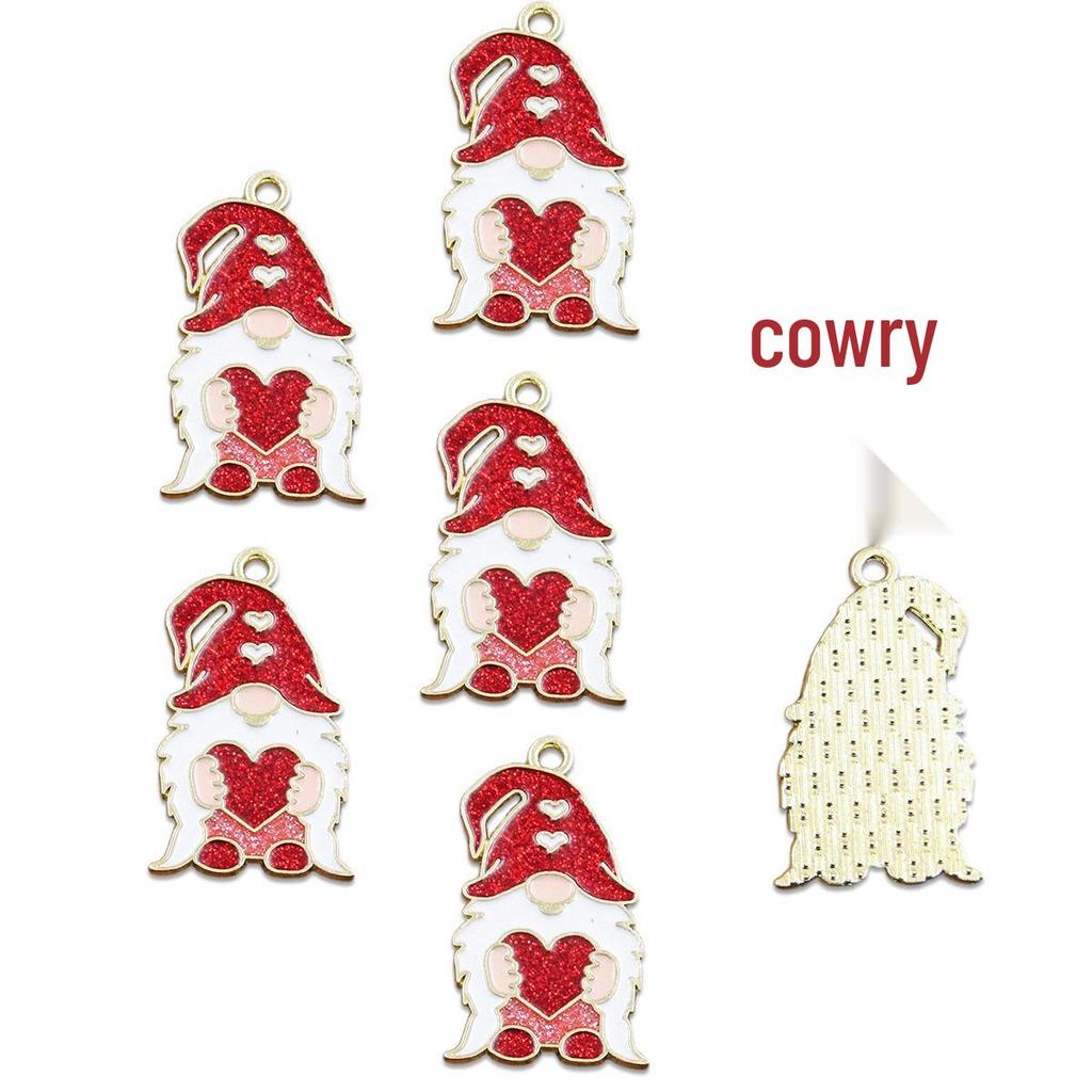 16 Styles KC Gold Drop Oil Fresh Flower Valentine's Day Pendant Charms - Premium and Creative Ornaments