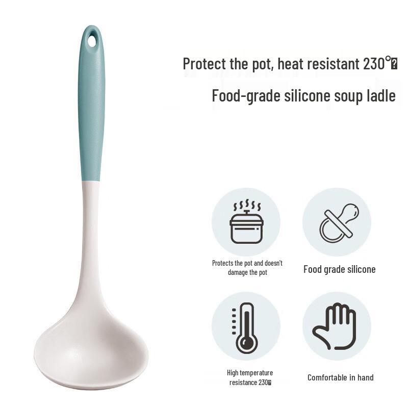 

Holiso Home Silicone Spatula & Soup Spoon Set
