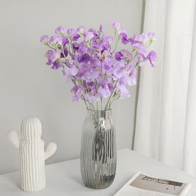 Künstlicher Blumenstrauß Seide Duftende Wicke Kunstblumen Künstliche Pflanze Dekorative Blumen Heimdeko Hochzeitsdekoration