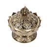 Household Incense Burner Zinc Alloy Rust Proof Vintage Backflow Smoke Incense Burner Stick Cone Holder for Home Decoration