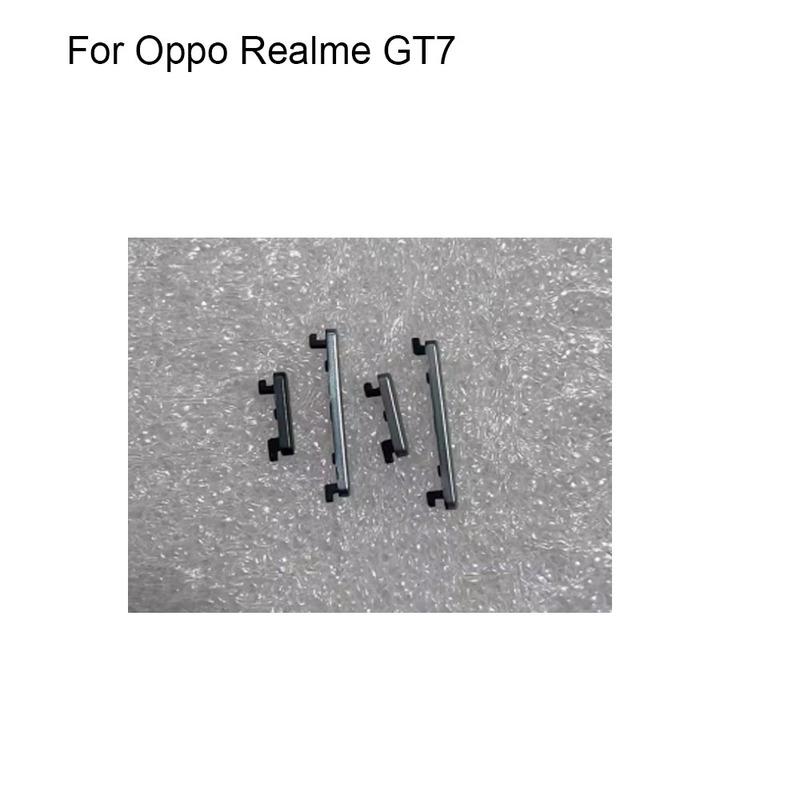 

For Oppo Realme GT7 Power Volume Side Button For Realme GT 7 On OFF Power Volume Up Down Side Key Switch Replacement Parts 2 in 1 black