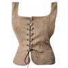 Neutral Cross-border Deerskin Plush Vest Halloween Costume Renaissance Viking Pirate Cosplay Tank Top