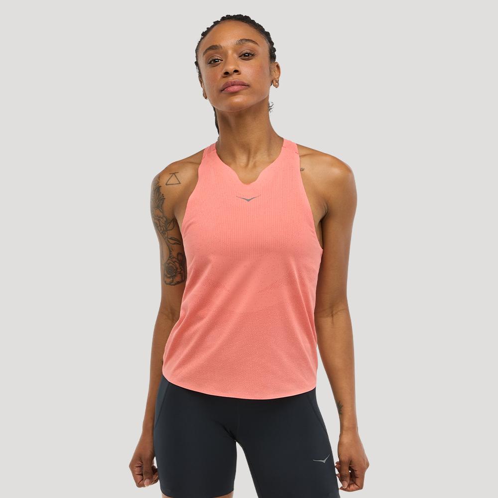 [hoka] Hoka Women s Race Day Singlet 1164153-GFR XS