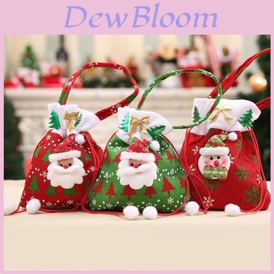 Weihnachtsgeschenktüte mit Weihnachtsmann-Design für Feiertagsdekoration und Geschenkverpackung