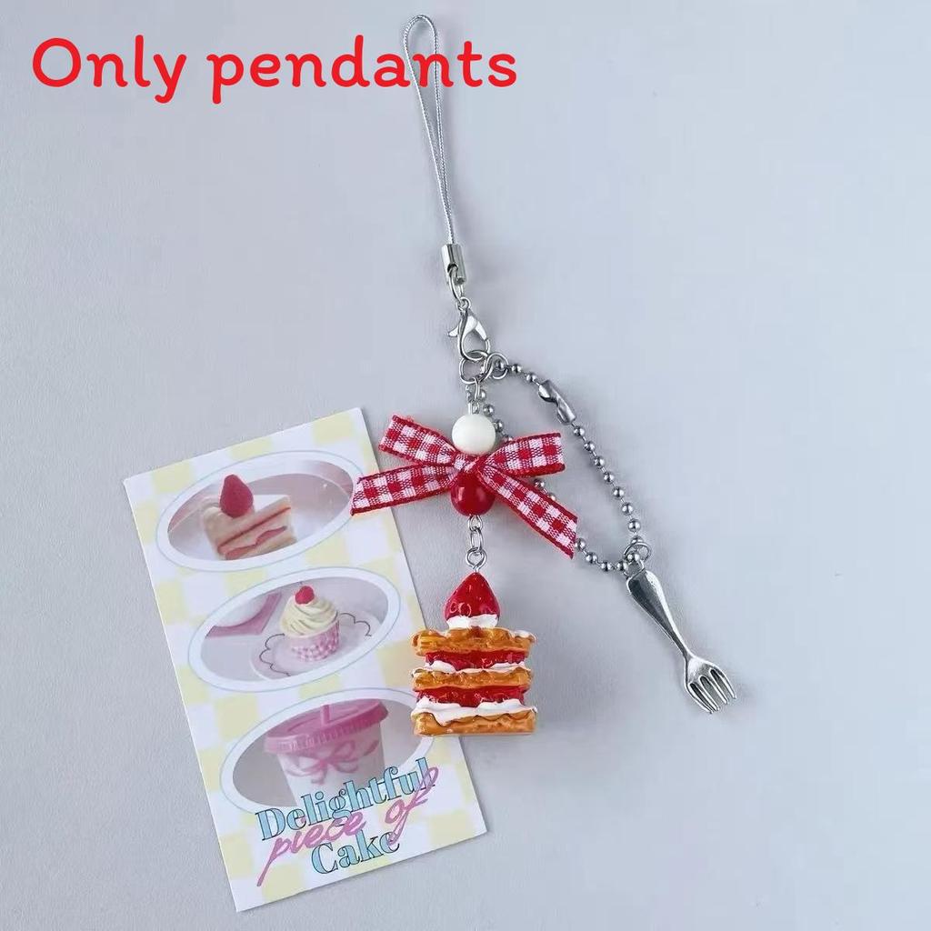 

Винтажный кулон в форме сердца для девочки, розовый торт, из сплава, для украшения сумки