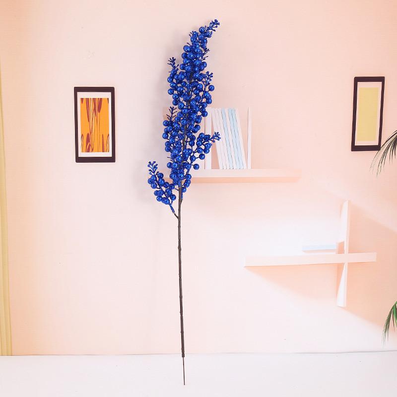 Flower Berry Christmas Ornament With Metallic Finish Christmas Decor Tree