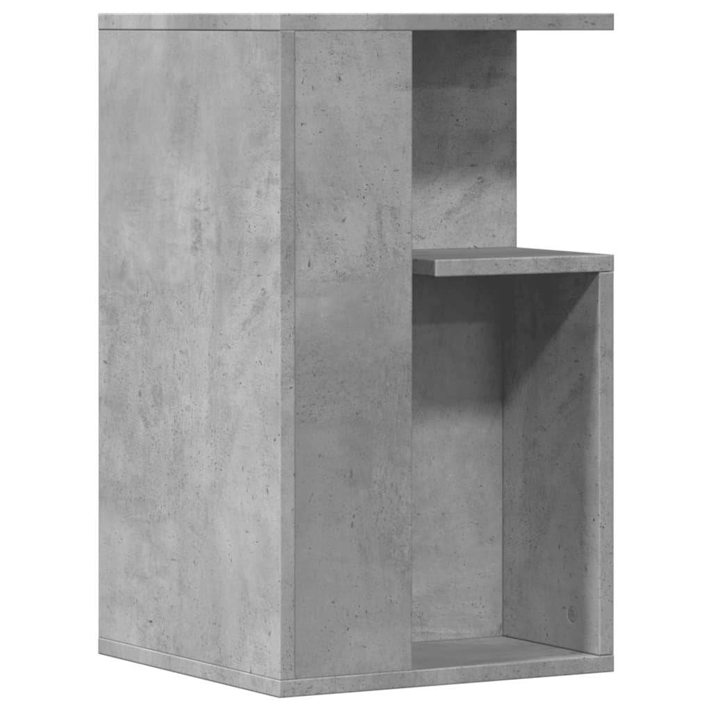  Side Table, Grey, 35x35x60 Cm, Wood-based Material