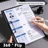 Horizontal/Vertical Clip Clipboard Thickened PP Writing Pad A4 File Folder  Document Management