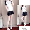 Large Size Sports Shorts Set Women Casual Summer Fashionable Loose Running Two Piece Set Girl Style Comfortable Breathable Sports Suits