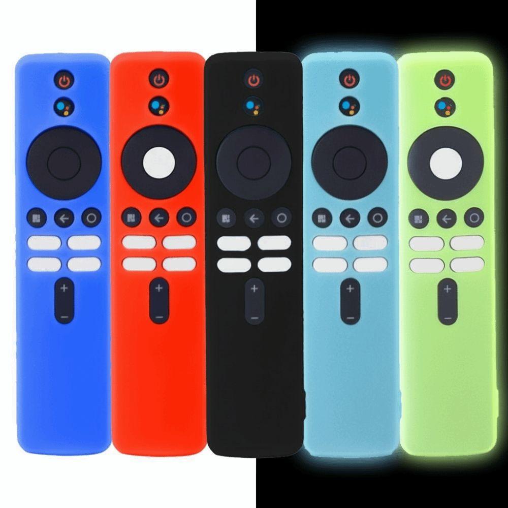 Luminous Remote Control Case Soft Texture Silicone Remote Control Sleeve Shockproof Anti-fall for Xiaomi Mi TV Box S