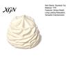 Stress Management Tool White Cream Squeeze Ball, Palm Kneading Toy, Soft Texture Decompression Hand Therapy Toy for Adults Kids, TPR Fidget