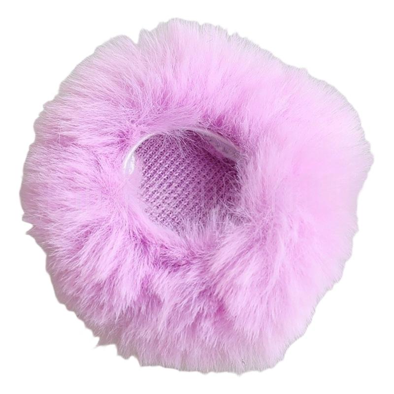 Wireless Lavaliers Mics Windproof Furry Cover Windmuff for Q8 Mics Acoustics Filter For 83%Noise Reductions Washable Design