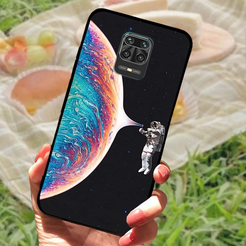 For Xiaomi Redmi Note 9 Cases Soft TPU Silicon Cartoon Phone Back Cover On Redmi Note 9 Pro Coque Note 9s Note 9 s Bumper Fundas