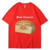 Grappige Ed Sheeran Meme Print T-shirts Mannen Vrouwen Humor Creativiteit Korte Mouw Oversized Casual Zomer T-shirt Streetwear