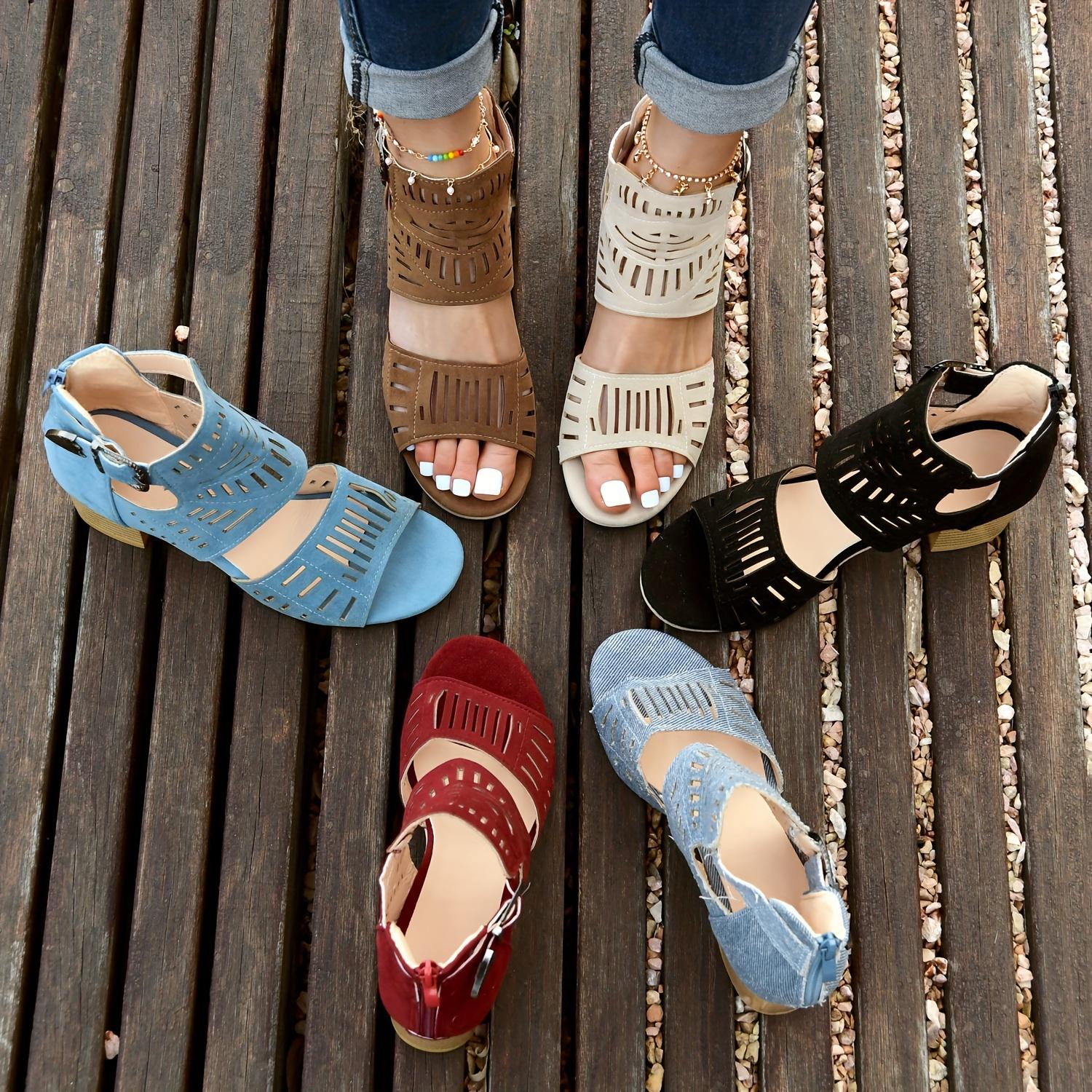 Женские туфли на высоком каблуке с ажурной отделкой — фото 8