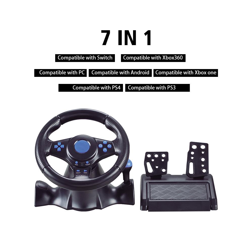 Multi-Platform Racing Wheel for Switch/Xbox/PS/PC Games