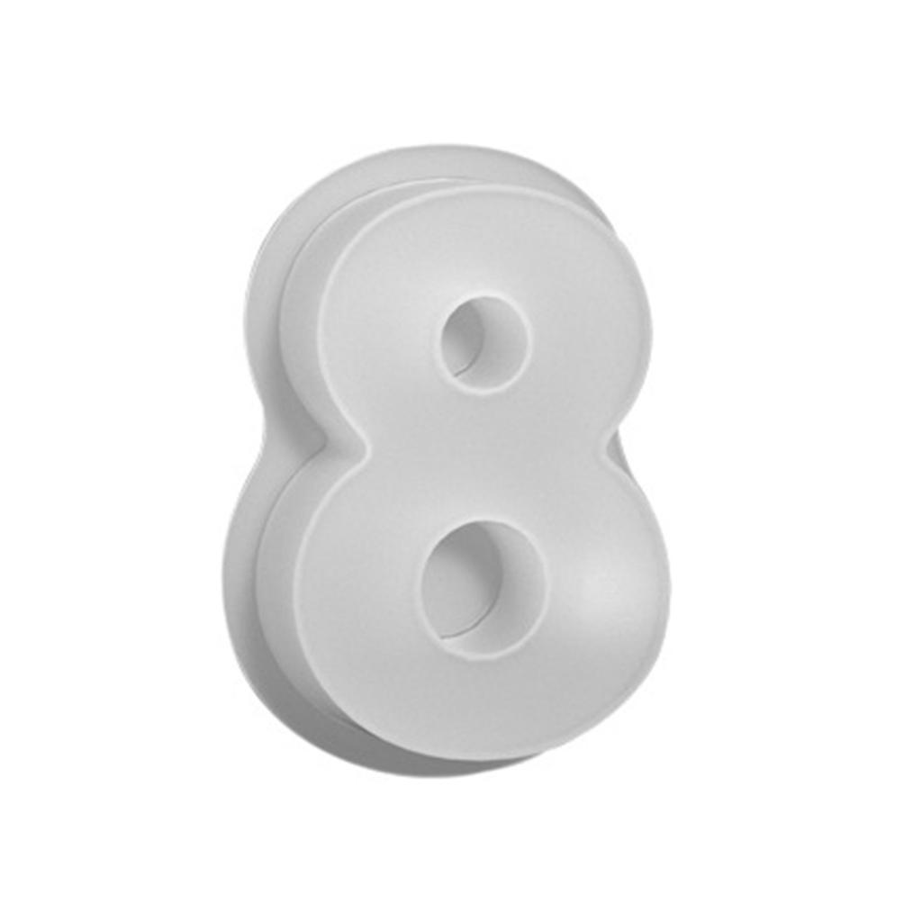 DIY Numbers Candlestick Silicone Mold Candle Holder Gypsum Resin Mold Handmade Epoxy Resin Casting Home Desktop Decor