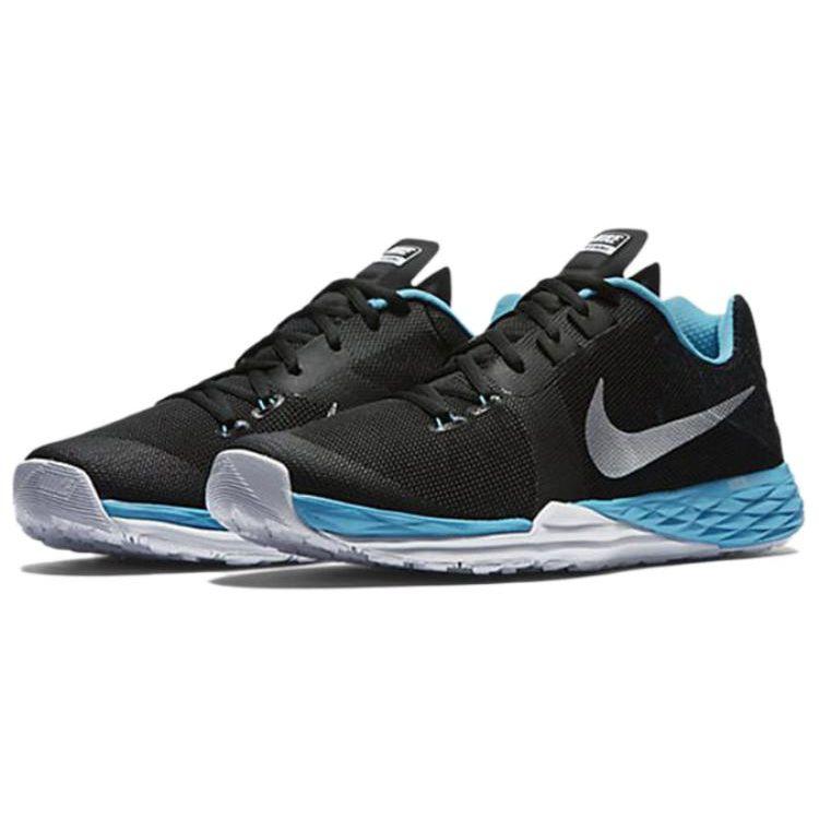 Nike Prime Iron Df Versatile Trendy Easy Comfortable Shock Absorption Durable Low Top Training Shoes Men Sneaker Black Blue 832219-006
