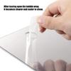 Acrylic Shaving Mirror with Suction Cup Smooth Fogless Bathroom Shower Mirror for Bathroom Bedroom Easy To Use