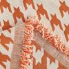 New Houndstooth Chenille Double-sided Sofa Towel, Universal for All Seasons, Exquisite Tassel Lace Sofa Cushion Cover Towel, Non-slip Cushion