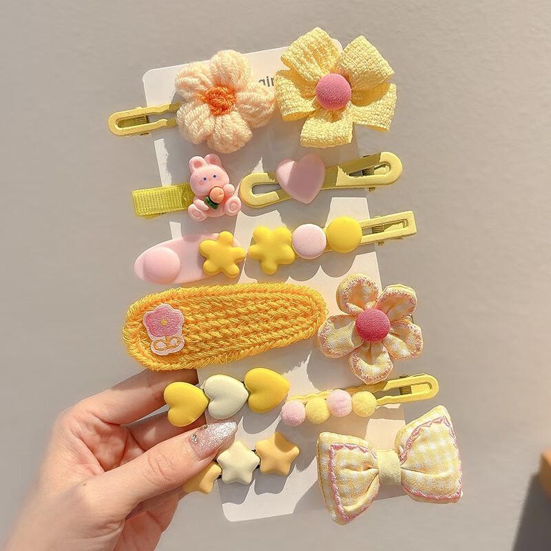 Cute Baby Fabric Hair Clips