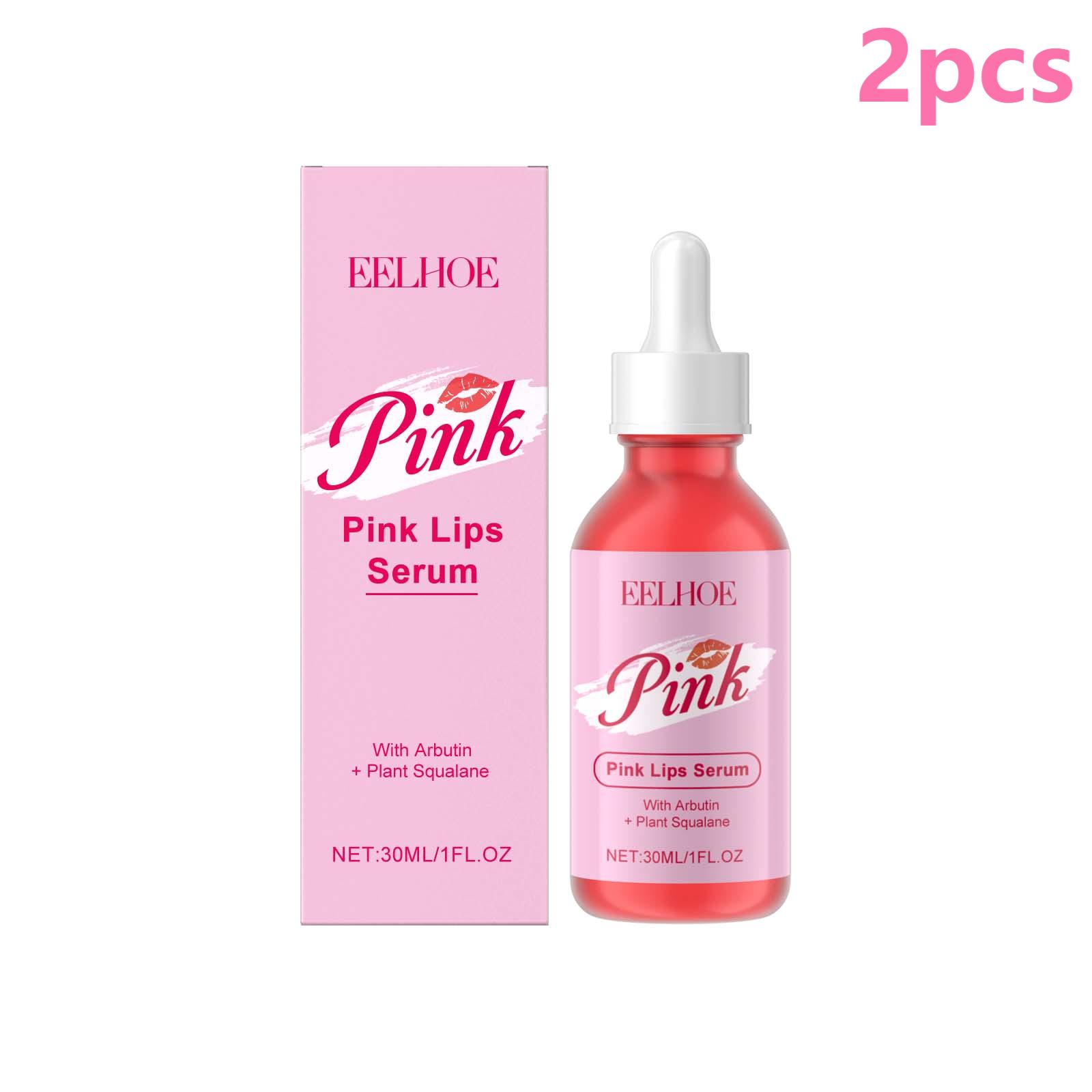 Roze Lipserum Verhelderend Roze Lippen Donkerheid Verwijderaar Dode Huid Verwijderaar Glans Lip Voller Makend Dode Huid Verwijderaar Lip Exfoliator Serum