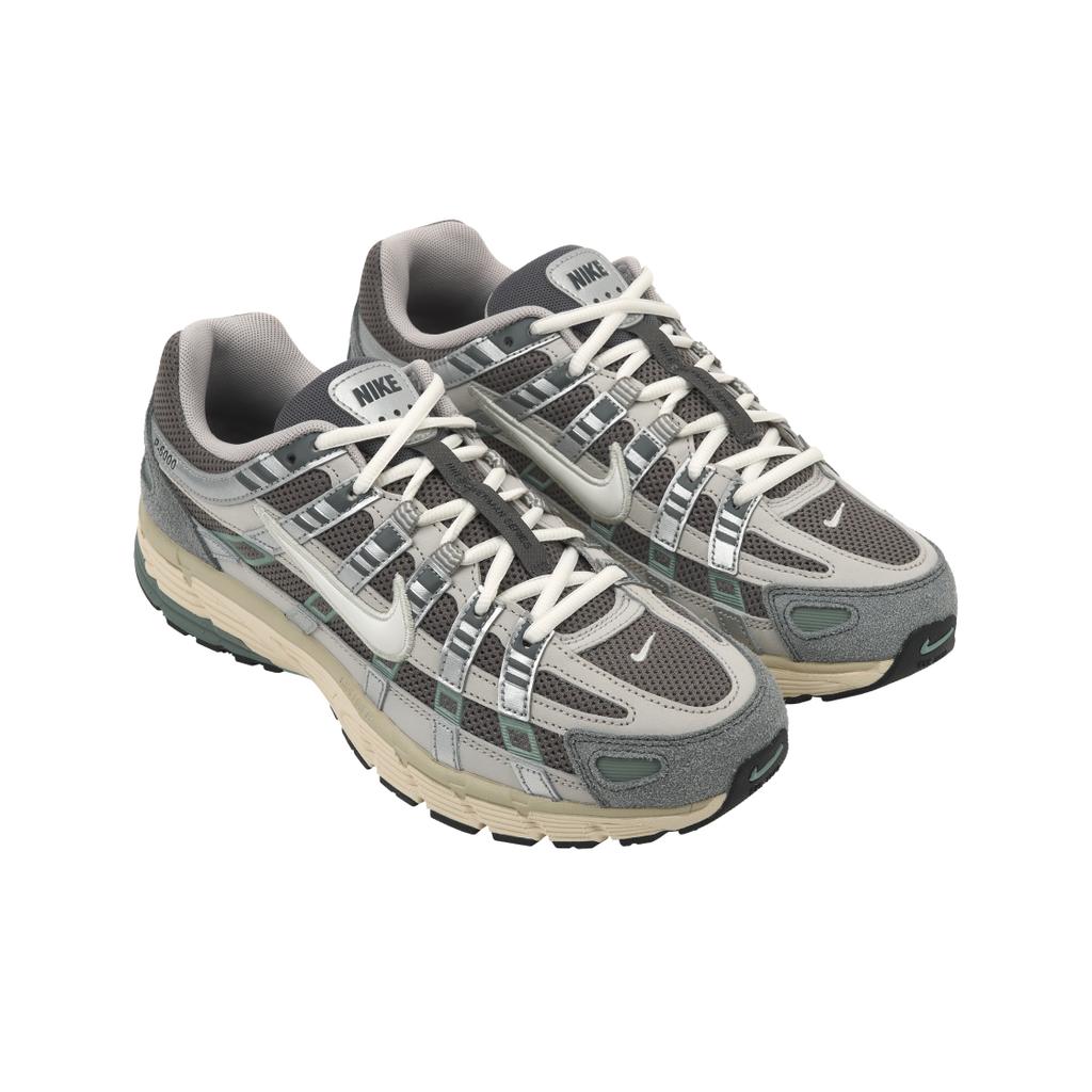 Nike P-6000 Flat Pewter Unisex Sneakers Grey Light-Iron-Ore Metallic-Silver FN7509-029