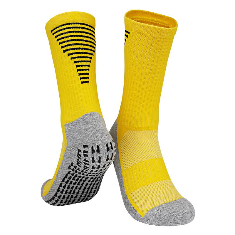 Men'S Dispensing Football Socks Men'S Professional Training Sports Socks Towel Bottom Breathable Medium Tube Socks Non-Slip Socks