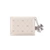 Fashion PU Leather Short Wallet Large Capacity Multi Card Slots Money Bag Cute With Bow Pendant Card Holder for Women Girls