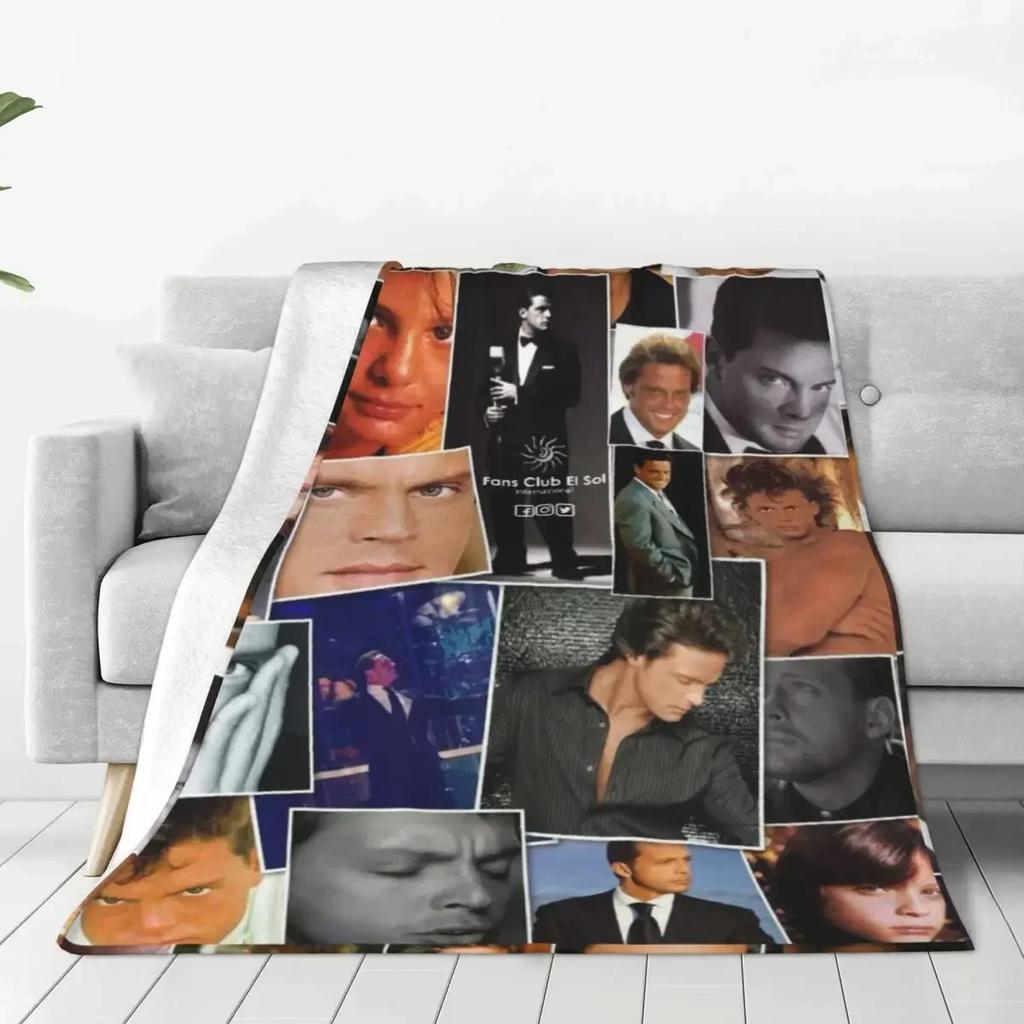 Gemütliche El Sol De Mexico Luis Miguel Decke Stuff Bett Dekorativer Überwurf Warmer Flanell für das Büro