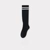 Women's New Summer Stripe Sweat Absorbing Deodorant Breathable Solid Color Non Slip No Bone Pressure High Leg Socks
