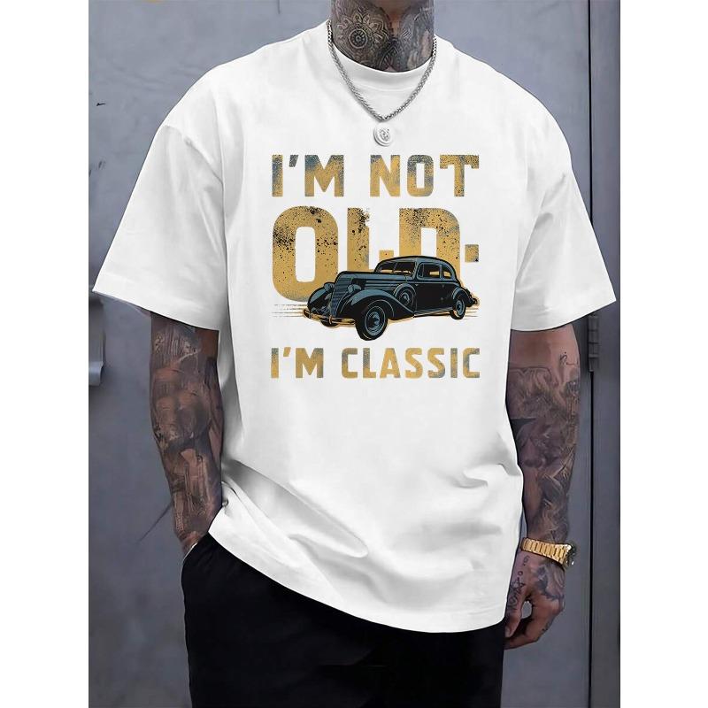 Вневременная Классическая Футболка - Ретро Золото-Черный Дизайн, Идеально для Стильных И Уверенных Образов S