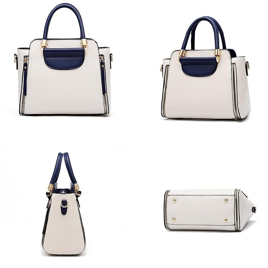 Women's Bags  New Fashion Women's Bags Hit Color Hand-held Bag Europeand The United States All-match Shoulder Messenger Bag