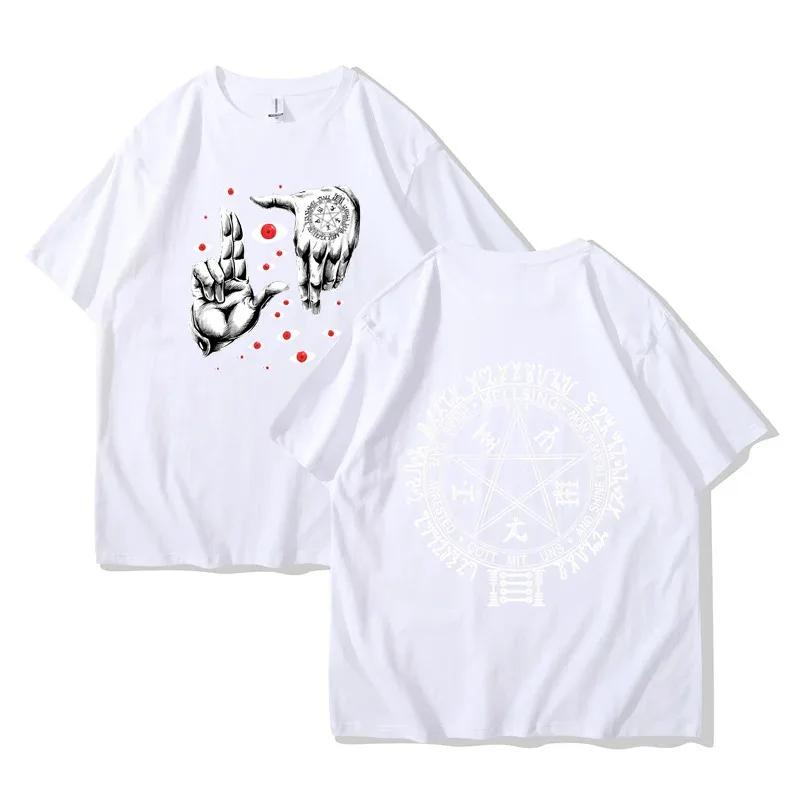 

Футболки аниме Hellsing Ultimate Мужская одежда Графическая манга Глаза Алукарда Футболки Harajuku из хлопка Унисекс Летний топ Мужская уличная одежда XXXXXL