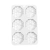 Silicone French Mousse Cake Mold, 3D Baking Dish, DIY Chocolate Soap Candle Mold, 6-Cavity Honeycomb