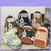 Stylish And Spacious Student Backpack Set With Cartoon Design For Middle School Girls