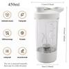 450ML Premium Protein Shaker Cup, Tritan Material, BPA Free, Leak-proof Portable Blender/USB Rechargeable Protein Shaker Cup