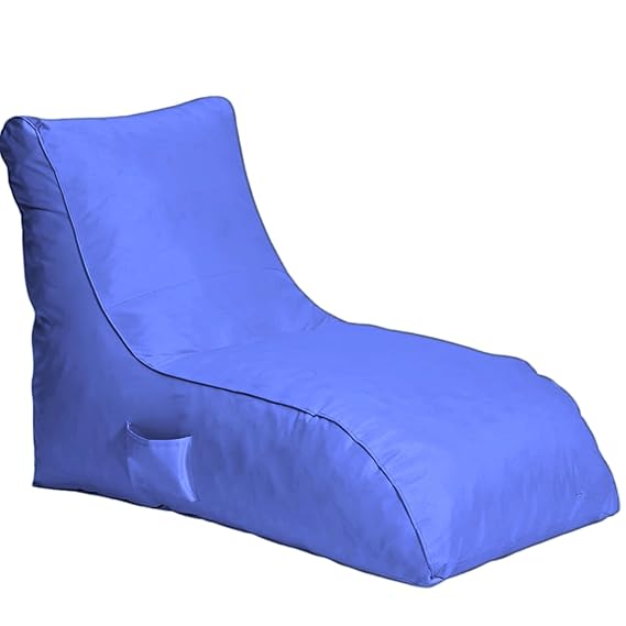 Jumbo Luxury Bean Bag Lounger with Beans Filled (Ready to Use)for Home, Office, Bedroom, Playroom, Living Room, Lounge Seating Color Yellow