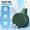 Silent Clip-On Mini Fan Portable Waist Hanging Fan USB Rechargeable 3 Speeds for Home Outdoor Sports