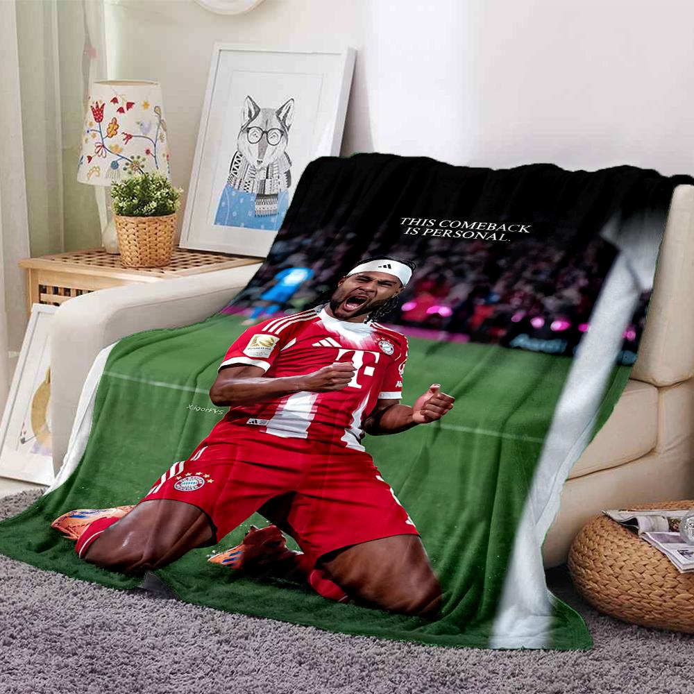 Player Jersey Blankets Flannel Printed Breathable Warm Throw Blanket for Home Office Bedspreads 0708a68