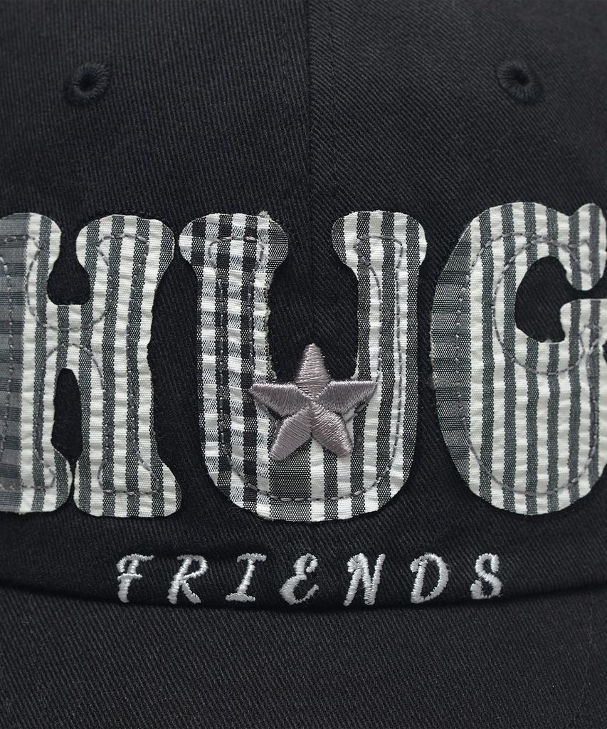 HUG YOUR SKIN Hug Friends Cap (Black)