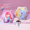 Children's Cartoon Umbrella: Safe, Rounded Corners, Anti-Puncture, Lightweight, Long Handle for Kindergarten & Elementary Boys and Girls.