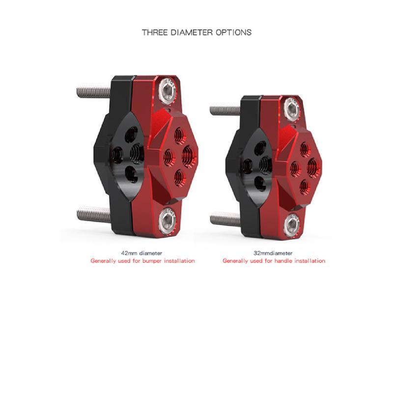 New 1x 32mm Motorcycle Stent Modification Accessories Spotlights Fixed Bracket Stent