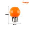 10 stk LED-pære E27 LED-lampe 3W 1W AC 220V Lyspære Kald Varm Hvit Mer Farge Lampada LED Spotlys Bombilla Hjemmedekor Liten Lyspære