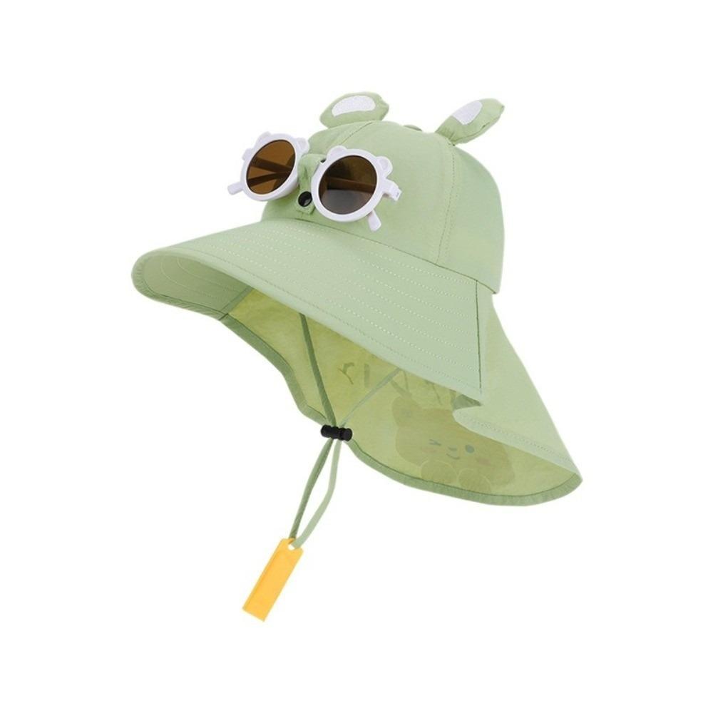 Anti-UV Sun Hat with Neck Protection Shawl Safari Cap New Bucket Hat Kids