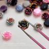 20Pcs Elegant Camellia Rose Nail Art Jewelry Charm for DIY Manicure Decoration Resin Flatback