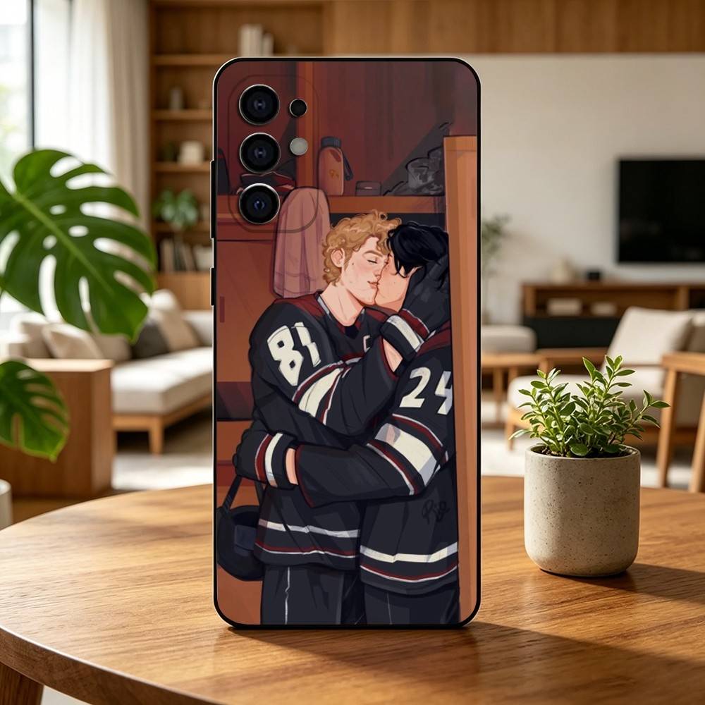 H-heated R-rivalry Cute  Phone Case For Samsung S25,S24,S21,S22,S23,S30,Ultra,S20,Plus,Fe,Lite,Note,10,Black Cover