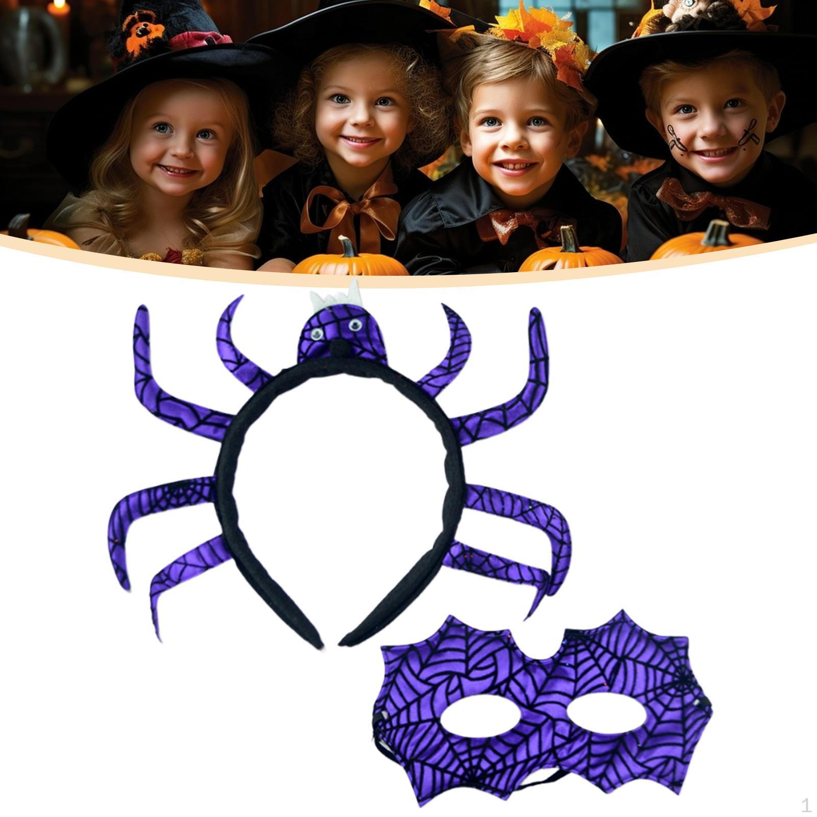 

Halloween Headband Cosplay Accessories Headwear for Fancy Dress Masquerade Party фиолетовый